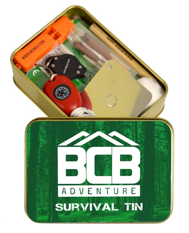 Krabička poslední záchrany BCB® Adventure Survival Tin