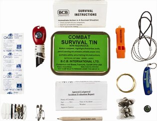 Krabička poslední záchrany BCB® Combat Survival Tin