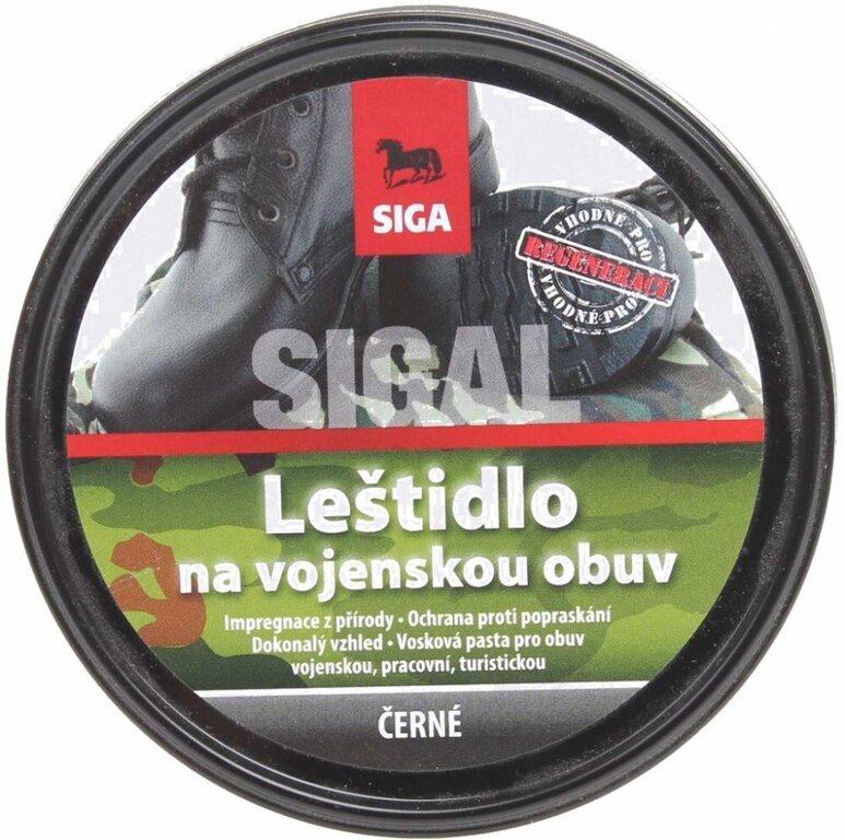 Leštidlo na vojenskou obuv Siga 250 g