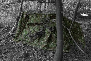 Maskovací síť Recce Net 2,8×2,8 m Ghosthood® IRR