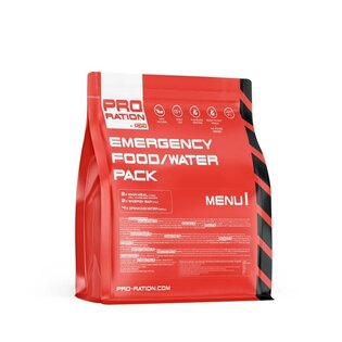 Nouzová potravinová dávka Emergency Food / Water Pro Ration®, MENU II